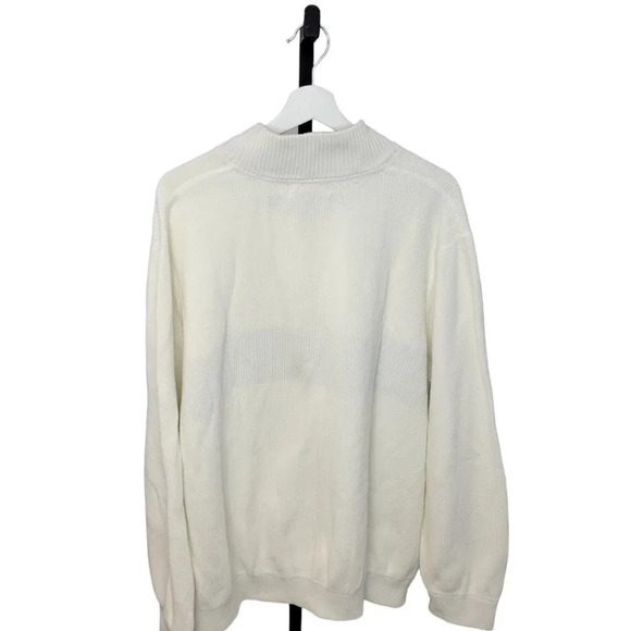 Vintage Eddie Bauer Half Zip Ribbed  Sweater - Picture 10 of 12